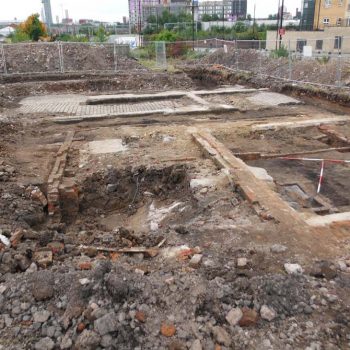An open area excavation in the centre of Manchester revealed the remains of workers’ housing dating to the 19th and 20th centuries. © Copyright ARS Ltd 2018