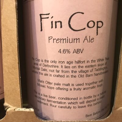 Fin Cop ale brewed specially by Peak Ales © Copyright ARS Ltd