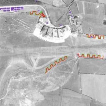 Mapping of the RAF airfield at Stanley Park Aerodrome with
Spitfires (part frame) centred at SD 3354 3589. RAF/106G/UK/625 RS
3022 10-AUG-1945 Historic England Archive (RAF Photography).