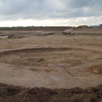 Early Bronze Age occupation 'floor' looking west © Copyright ARS Ltd 2022
