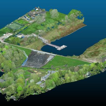 3D digital capture from high over Toddbrook reservoir © Copyright ARS Ltd 2022