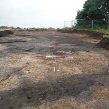 The initial Iron Age roundhouse before excavation © Copyright ARS Ltd 2023