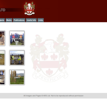 ARS Ltd website in 2009