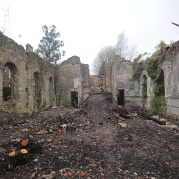 View of the former chapel space, now derelict © Copyright ARS Ltd 2023