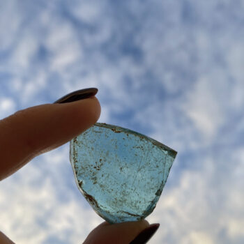 A piece of Roman glass © Copyright ARS Ltd 2023