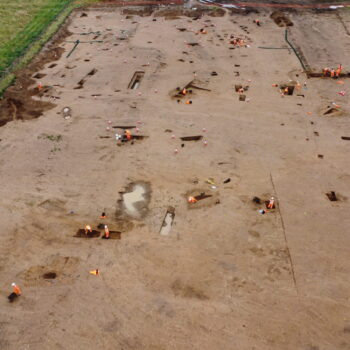 Aerial view of excavation in progress © Copyright ARS Ltd 2023