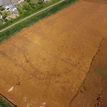 Ring ditch from the air © ARS Ltd 2024