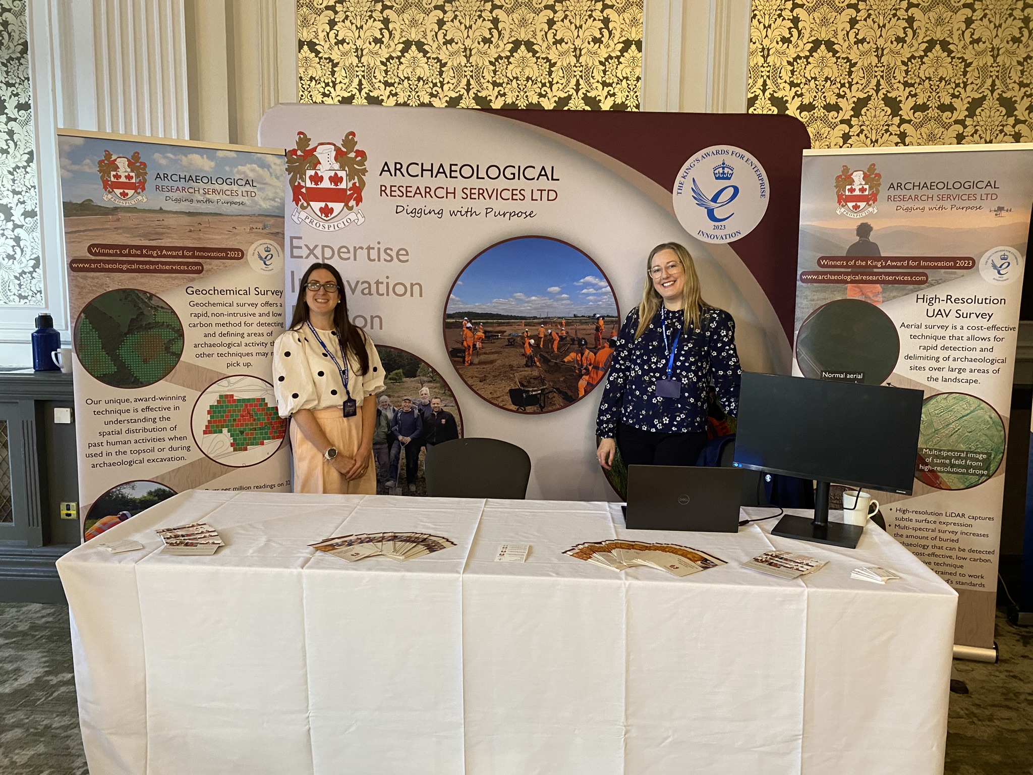 Kim and Lucie at the British Aggregates Association annual conference © ARS Ltd 2024