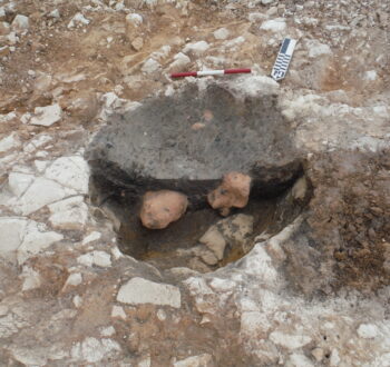 Middle Iron Age cooking pit at Holme Hall © ARS Ltd 2024