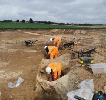 Holme Hall excavations underway © ARS Ltd 2025