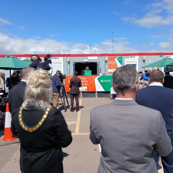 The attendees and media gather for the official opening © ARS Ltd 2026
