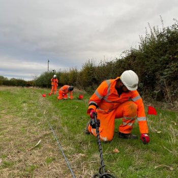 Metal detecting at Site 2.1 © ARS Ltd 2025