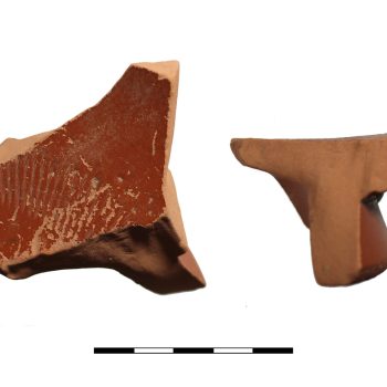 Fragment of the base of a Samian bowl © ARS Ltd 2025