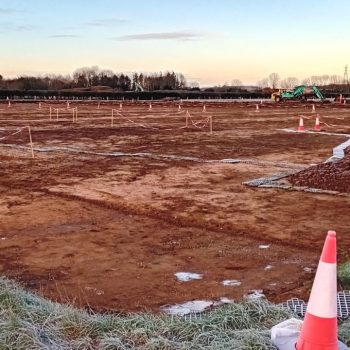 Site 2.1 looking cool and crisp across the stripped area © ARS Ltd 2025
