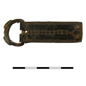 The copper alloy belt buckle and plate © ARS Ltd 2026